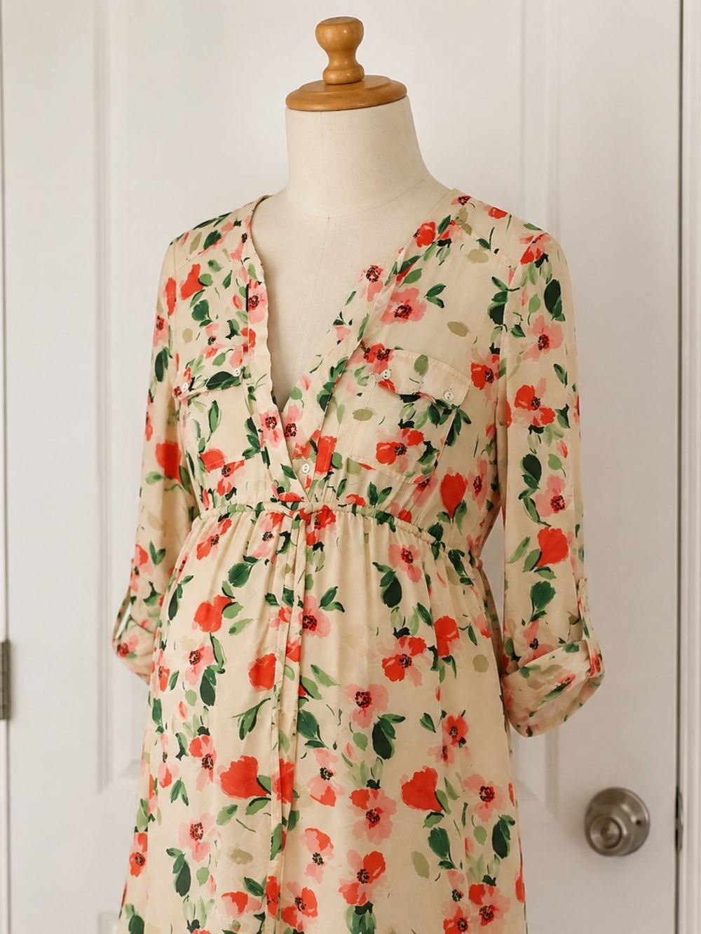 Motherhood Maternity Floral Blouse